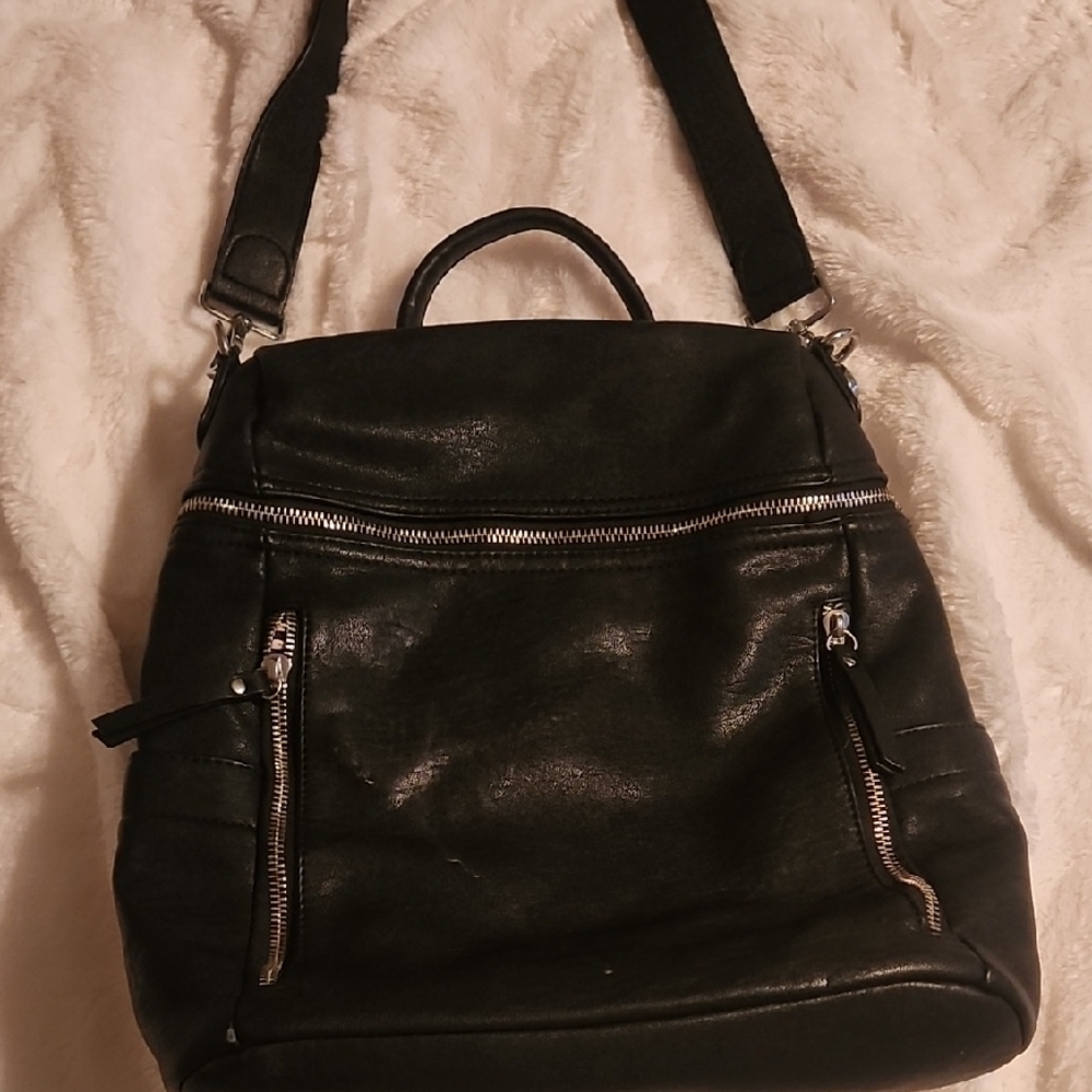 Black Leather Women's Bag